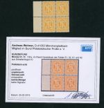 All. Besetzung Bizone AMPost Michel Nr. 13Ey 4er Block postfrisch Befund