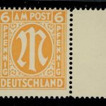All. Besetzung Bizone AMPost Michel Nr. 13Cz postfrisch Befund