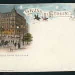 Ansichtskarte Gruss aus Berlin - Cafe Bauer unter den Linden nicht gelaufen