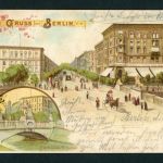 Ansichtskarte Gruss aus Berlin Herkules Brücke 1899 n. Hedwigsburg