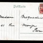 Ansichtskarte Berlin Unter den Linden Café Victoria 1906 nach Paris