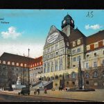 Ansichtskarte Kassel / Cassel Blick auf das Rathaus nach Dijon - Frankreich 1919