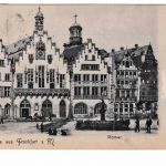 Ansichtskarte Gruss aus Frankfurt am Main - Römer - 1902 nach Grenoble