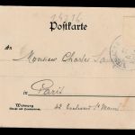 Ansichtskarte Gruss aus Rothenburg / Tauber - Jacobskirche - 1899 nach Paris
