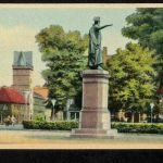 Künstler Ansichtskarte Dessau - Franz Denkmal - um 1910