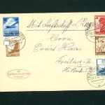 DR Zeppelin Beleg , LZ 129 Hindenburg Probefahrt 23.3.1936