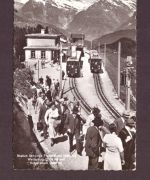 Ansichtskarte Schynige Platte Kulm Bahnstation