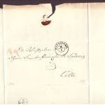 Vorphilatelie Brief Wittingen nach Celle 1852