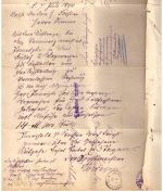 Dienstbrief Wend - Buchholz 1894 siehe Bilder