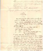 Preussen Dienstbrief Berlin 1866