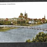Ansichtskarte Passau - Kettenbrücke / Luitpoldbrücke - 1912 nach Wien Österreich