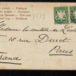 Ansichtskarte Nürnberg - Am Henkersteg - 1903 nach Paris / Frankreich