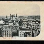 Ansichtskarte Gruss aus Worms - Stadtansicht - um 1900