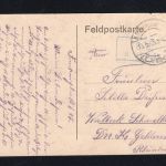 1. WK Feldpostkarte - La Pommeraye - zerschossenes Schloss