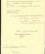 Dienstbrief Amtsgericht Plön 1900 nach Wankendorf