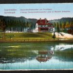 Ansichtskarte Saarbrücken - Deutschmühlenweiher am Forsthaus - um 1914