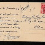 Ansichtskarte Köln / Cöln - Hauptbahnhof - 1913 nach Frankreich