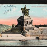 Ansichtskarte Coblenz / Koblenz - Kaiser Wilhelm Denkmal - 1919