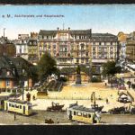 Ansichtskarte Frankfurt am Main - Schillerplatz und Hauptwache - um 1910