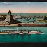 Ansichtskarte Coblenz / Koblenz - Das deutsche Eck - um 1919