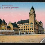 Ansichtskarte Coblenz / Koblenz - Regierungsgebäude - um 1918