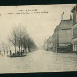 Ansichtskarte Frankreich Paris Hochwasser 1910 , Crue de la Seine