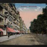 Ansichtskarte Wiesbaden - Wilhelmstraße - 1919 beschriftet