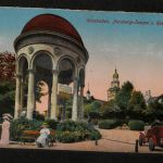 Ansichtskarte Wiesbaden - Neroberg Tempel / Restaurant - um 1919 beschriftet