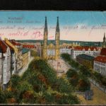 Ansichtskarte Wiesbaden - Luisenplatz - 1923 beschriftet