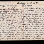 Ansichtskarte Wiesbaden - Gutenbergschule - 1923 beschriftet