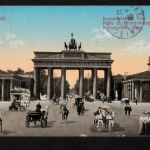 Ansichtskarte Berlin - Brandenburger Tor - 1912 nach Vincennes / Frankreich