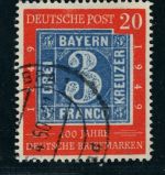 Bund Michel Nummer 114 II gestempelt Plattenfehler