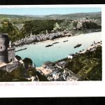 Ansichtskarte Gruss vom Rhein - St. Goarhausen / Katz - Weinbau Mainz - um 1900