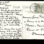Ansichtskarte England - Folkstone - radnor park lake - 1909 nach Frankreich