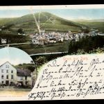 Ansichtskarte Gruss aus Burg - Wirtschaft Carl Müller - 1902 nach Burghausen