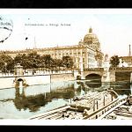 Ansichtskarte Berlin - Kgl Schloss / Brücke Denkmal -1912 nach Frankreich