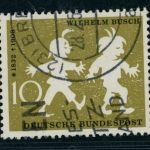 Bund Michel Nummer 281 I gestempelt Plattenfehler
