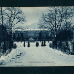 Ansichtskarte Stuttgart Residenztschloss mit Anlagensee - Winter 1913