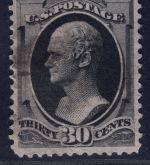 USA Michel Nummer 45W gestempelt