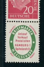 Bund Heuss Zusammendruck S29 postfrisch