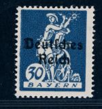 Dt. Reich Michel Nummer 123VI Plattenfehler postfrisch