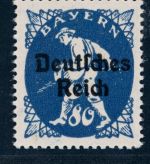 Dt. Reich Michel Nummer 128VI Plattenfehler postfrisch