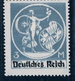 Dt. Reich Michel Nummer 134 XVII Plattenfehler ungebraucht geprüft