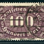 Dt. Reich Michel Nummer 247I Plattenfehler gestempelt geprüft