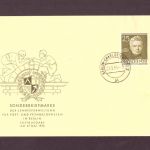 Brief Berlin - Männer : Schinkel - Michel Nr 98 / Ersttag / 1953
