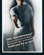 Saargebiet Mischfrankatur 191 + 182 auf Ansichtskarte Saarabstimmung