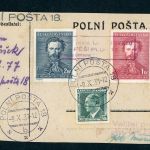 Tschechoslowakei Briefstück Feldpost Inf. Reg. 77 Sudetenland Krise Oktober 1938