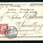 Ansichtskarte Deutsch Südwestafrika Angra Pequena Lüderitzbucht n. Dänemark 1904