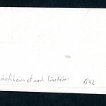 Vorphila Brief Neckarbischofsheim nach Sinsheim 1842