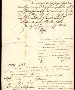 Dienstbrief Ottendorf 1866